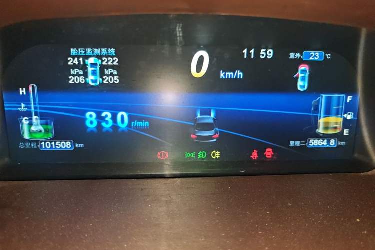 Used BYD Sirui 2013 1.5TI Manual Luxury Model Instrument Cluster