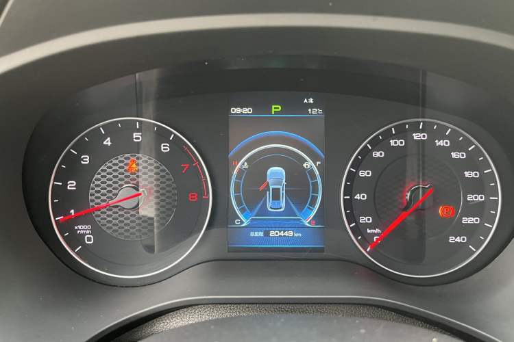 Used BYD Song 2021 Classic Edition 1.5T Automatic Elite Model Odometer Close Up