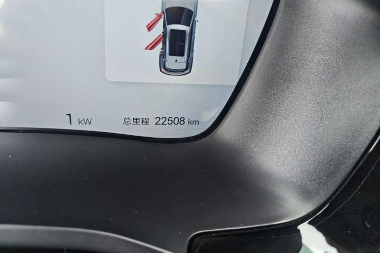 Used BYD Song  Odometer Close Up