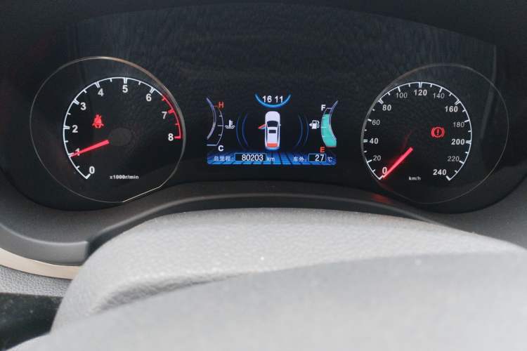 Used BYD Song 2016 1.5TI Manual Luxury Model Odometer Close Up