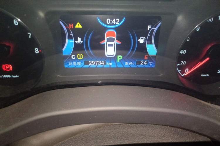 Used BYD Song 2016 2.0TID Automatic Flagship Edition Odometer Close Up