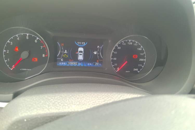Used BYD Song 2016 1.5TI Manual Luxury Model Odometer Close Up