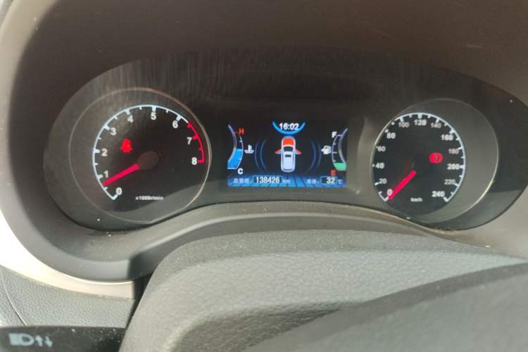 Used BYD Song 2016 1.5TI Manual Luxury Model Odometer Close Up