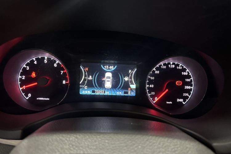 Used BYD Song 2016 1.5TI Manual Luxury Model Odometer Close Up