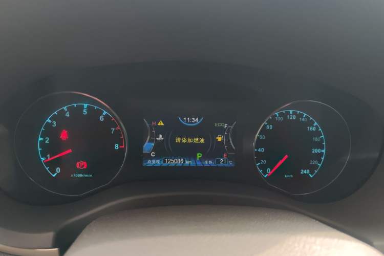 Used BYD Song 2016 GaiShi Edition 1.5TID Automatic Elite Model Instrument Cluster