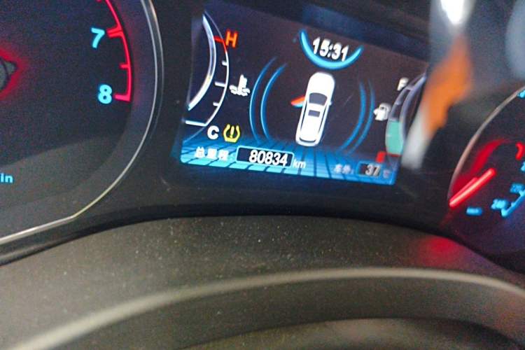 Used BYD Song 2016 1.5TI Manual Luxury Model Odometer Close Up