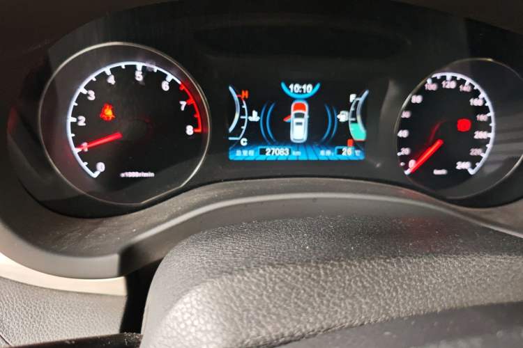 Used BYD Song 2016 1.5TI Manual Luxury Model Odometer Close Up