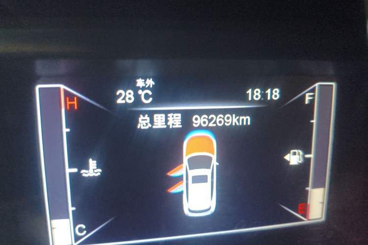 Used BYD Song 2016 1.5TI Manual Luxury Model Odometer Close Up