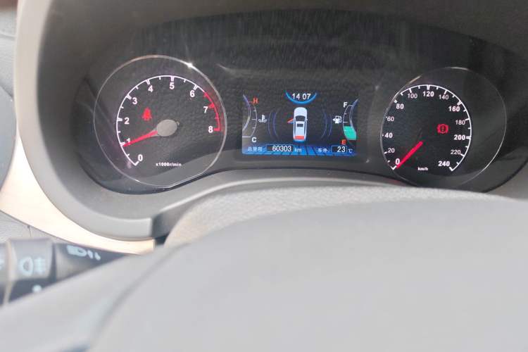 Used BYD Song 2016 1.5TI Manual Luxury Model Odometer Close Up