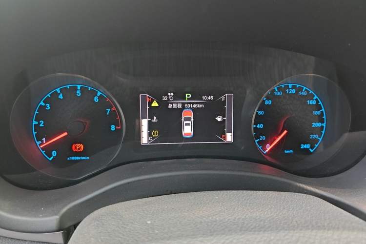 Used BYD Song 2016 Gaishi Edition 1.5TID Automatic Leading Model Odometer Close Up