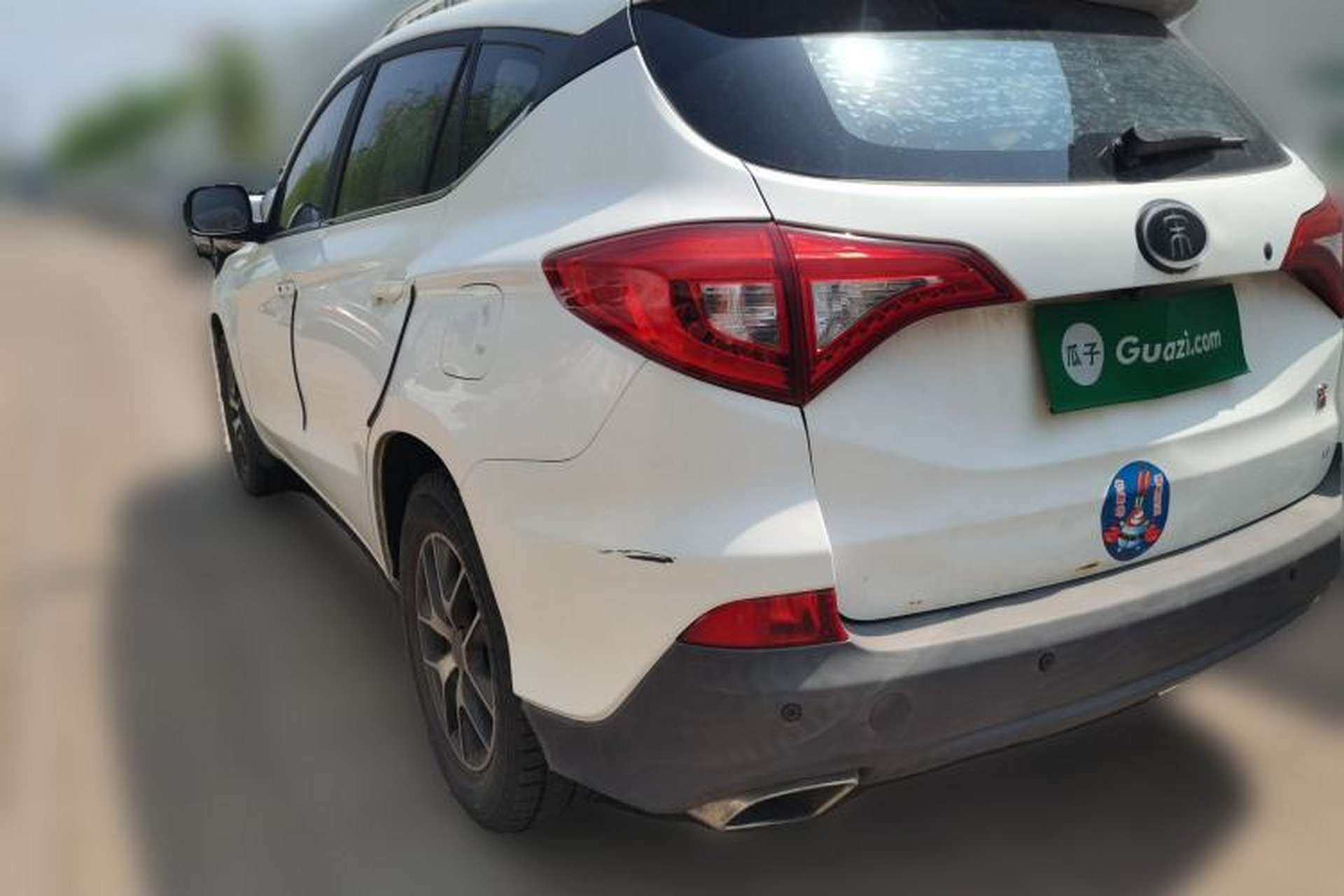 Used BYD Song 2016 Gaishi Edition 1.5TID Automatic Luxury Model Rear Left 45 Deg