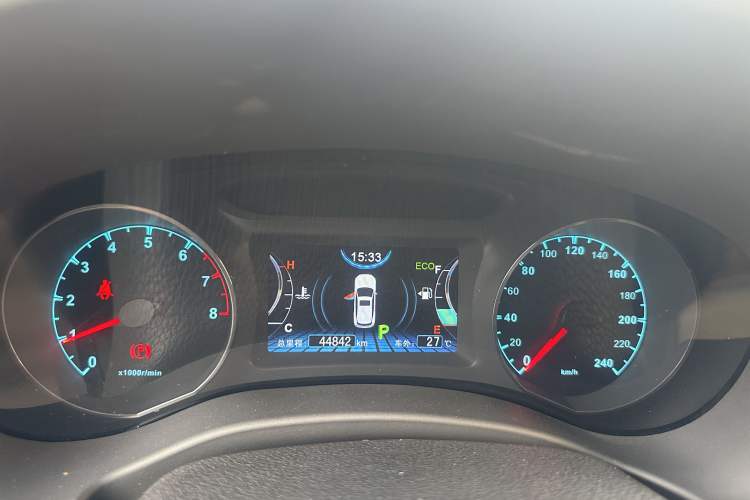 Used BYD Song 2016 2.0TID Automatic Flagship Edition Odometer Close Up