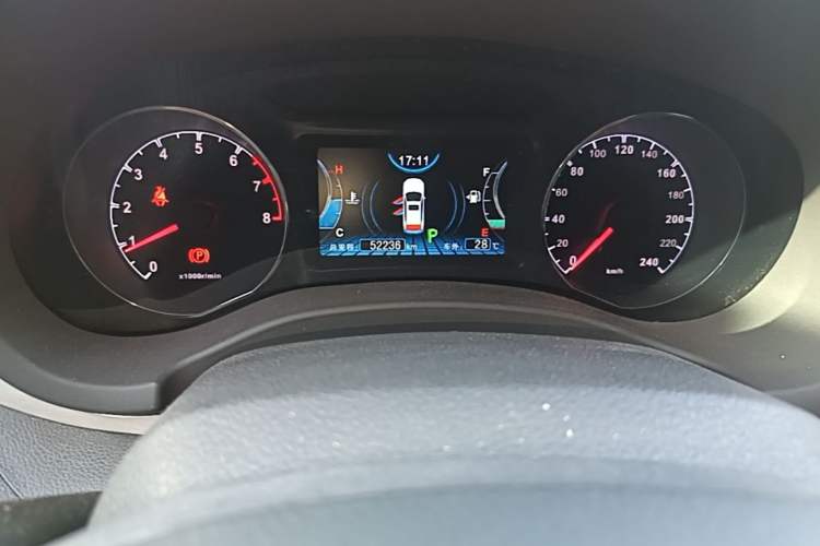 Used BYD Song 2016 2.0TID Automatic Prestige Edition Odometer Close Up