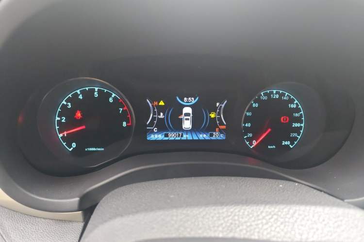 Used BYD Song 2017 Gaishi Upgrade Edition 1.5TI Manual Elite Model Instrument Cluster