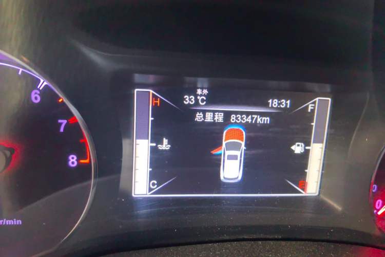 Used BYD Song 2017 Gaishi Upgrade Edition 1.5TI Manual Elite Model Odometer Close Up
