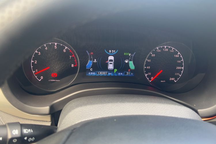 Used BYD Song 2017 Gaishe Upgrade Edition 1.5TID Automatic Elite Model Odometer Close Up