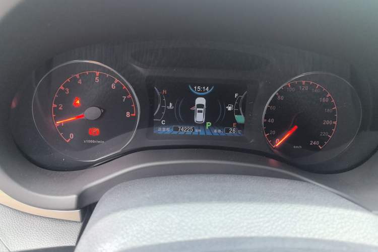 Used BYD Song 2017 Gaishe Upgrade Edition 1.5TID Automatic Comfort Model Odometer Close Up