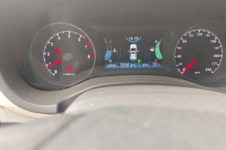 Used BYD Song 2017 Gaishe Upgrade Edition 1.5TID Automatic Elite Model Odometer Close Up