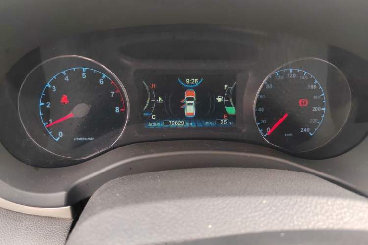 Used BYD Song 2017 Gaishi Upgrade Edition 1.5TI Manual Elite Model Odometer Close Up