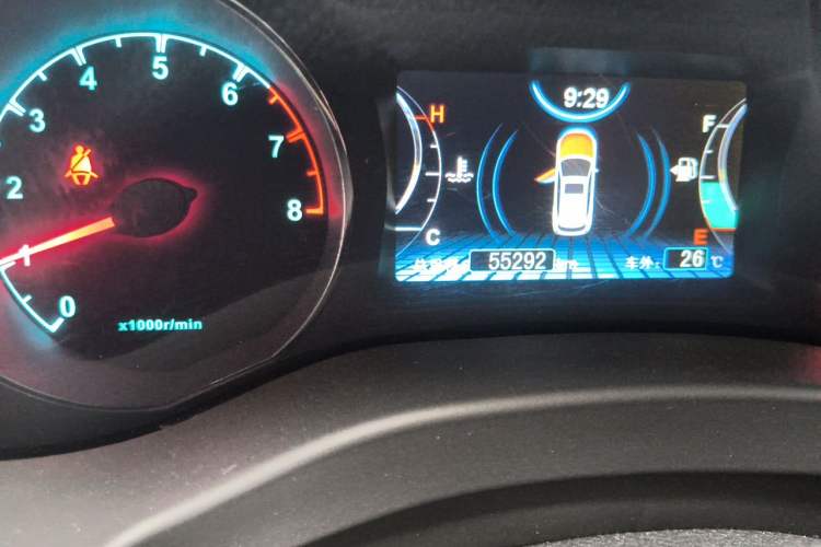Used BYD Song 2018 1.5TI Manual Smart Connect Luxury Model Odometer Close Up