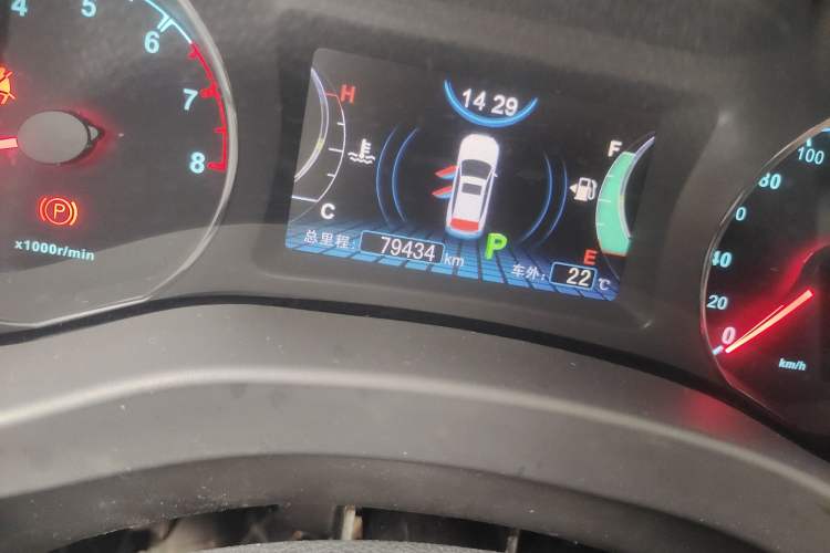 Used BYD Song 2018 1.5TID Automatic Smart Connect Prestige Model Odometer Close Up