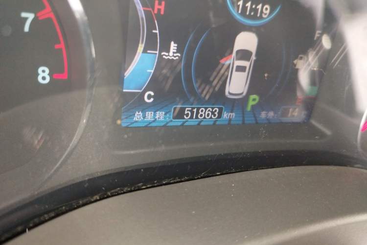 Used BYD Song 2018 1.5TID Automatic Smart Connect Prestige Model Odometer Close Up