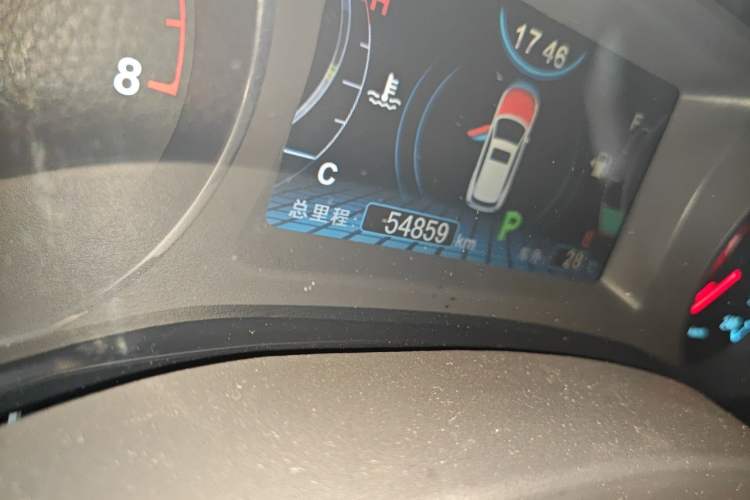 Used BYD Song 2018 1.5TID Automatic Smart Connect Luxury Model Odometer Close Up