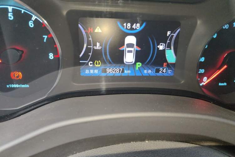 Used BYD Song 2018 1.5TID Automatic Smart Connect Prestige Model Odometer Close Up