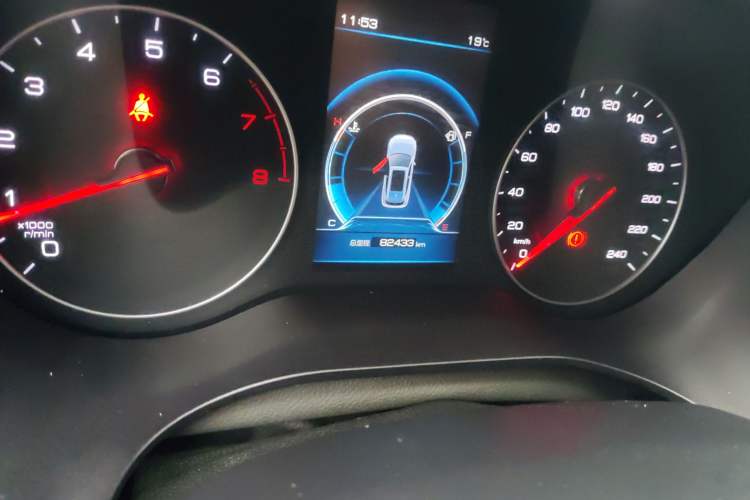 Used BYD Song 2019 1.5TI Manual Smart Connect Enjoyment Model Odometer Close Up