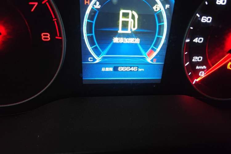 Used BYD Song 2019 1.5TI Manual Smart Connect Enhanced Model Odometer Close Up