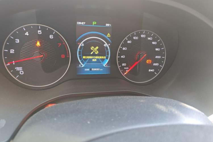 Used BYD Song 2019 1.5TI Automatic Smart Connect Luxurious Edition Odometer Close Up
