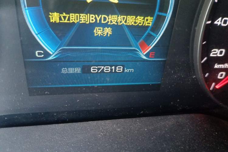 Used BYD Song 2019 1.5TI Automatic Smart Connect Luxe Version Odometer Close Up