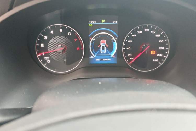 Used BYD Song 2019 1.5TI Automatic Smart Connect Dynamic Model Odometer Close Up