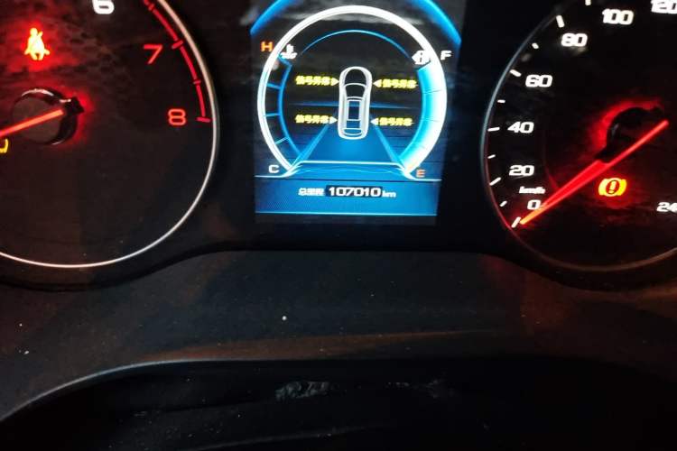 Used BYD Song 2019 1.5TI Manual Smart Connect Enjoyment Model Odometer Close Up