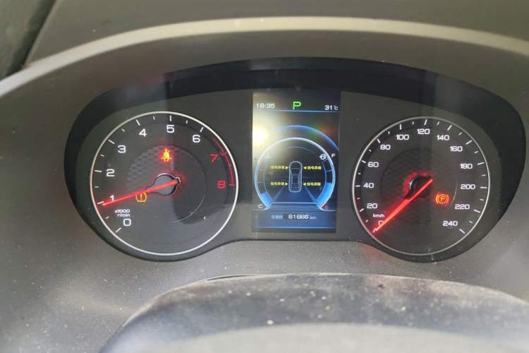 Used BYD Song 2019 1.5TI Automatic Smart Connect Luxe Version Odometer Close Up