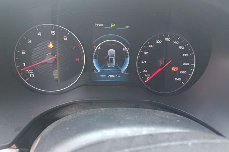 Used BYD Song 2020 Classic Edition 1.5T Automatic Elite Model Odometer Close Up