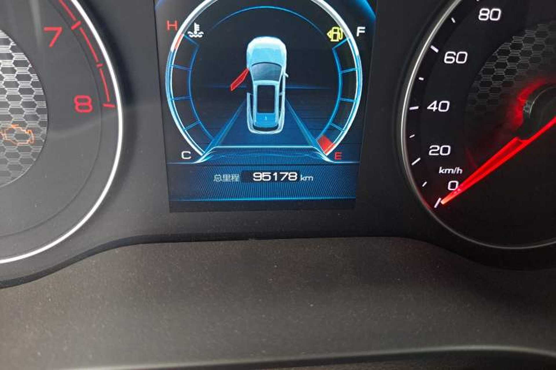 Used BYD Song 2020 Classic Edition 1.5T Automatic Elite Model Odometer Close Up