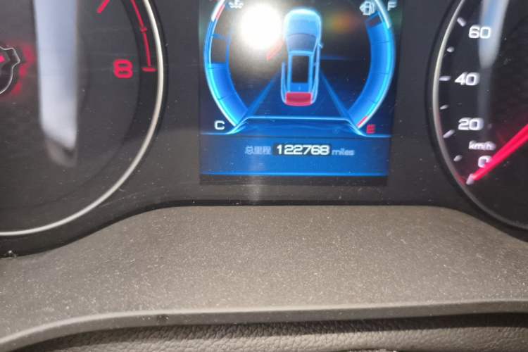Used BYD Song 2020 Classic Edition 1.5T Automatic Elite Model Odometer Close Up