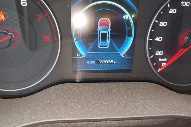 Used BYD Song 2020 Classic Edition 1.5T Automatic Elite Model Odometer Close Up