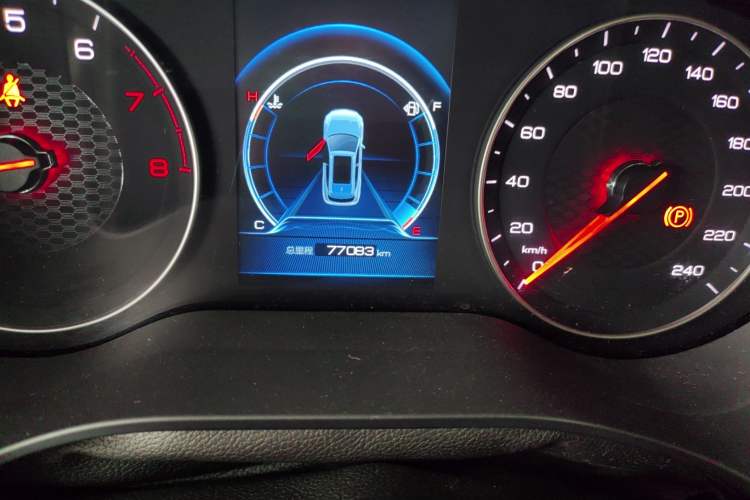 Used BYD Song 2020 Classic Edition 1.5T Automatic Elite Model Odometer Close Up