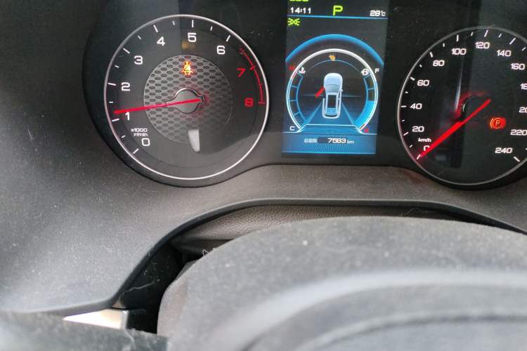 Used BYD Song 2020 Classic Edition 1.5T Automatic Elite Model Odometer Close Up