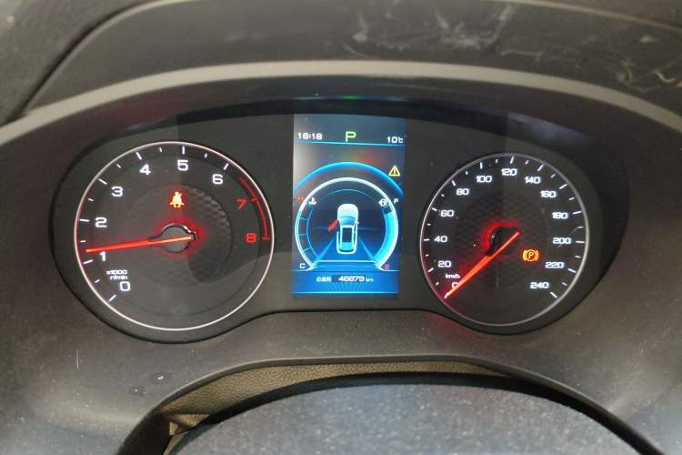 Used BYD Song 2020 Classic Edition 1.5T Automatic Elite Model Odometer Close Up