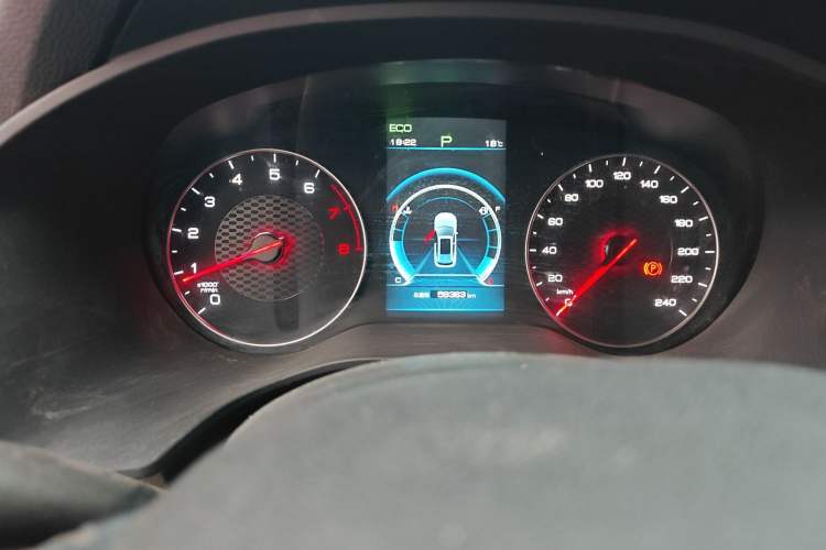 Used BYD Song 2020 Classic Edition 1.5T Automatic Elite Model Odometer Close Up
