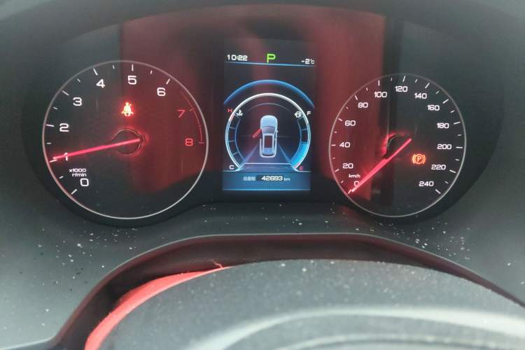 Used BYD Song 2021 Classic Edition 1.5T Automatic Elite Model Odometer Close Up