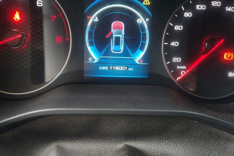 Used BYD Song 2021 Classic Edition 1.5T Automatic Elite Model Odometer Close Up