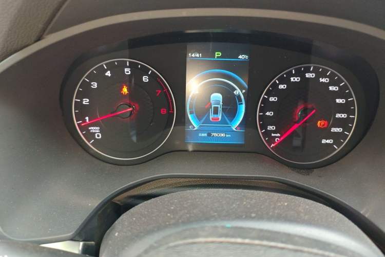 Used BYD Song 2021 Classic Edition 1.5T Automatic Elite Model Odometer Close Up