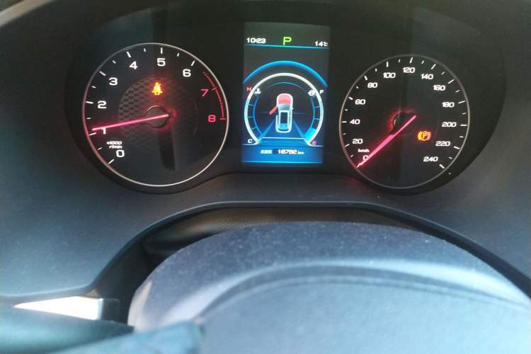 Used BYD Song 2021 Classic Edition 1.5T Automatic Elite Model Odometer Close Up