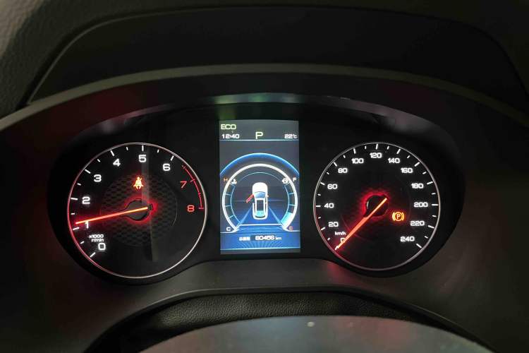 Used BYD Song 2021 Classic Edition 1.5T Automatic Elite Model Odometer Close Up