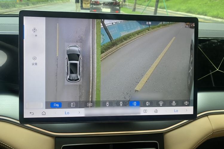 Used BYD Song L DM-i 2024 160 km Excellence Version Audio And AC Panel