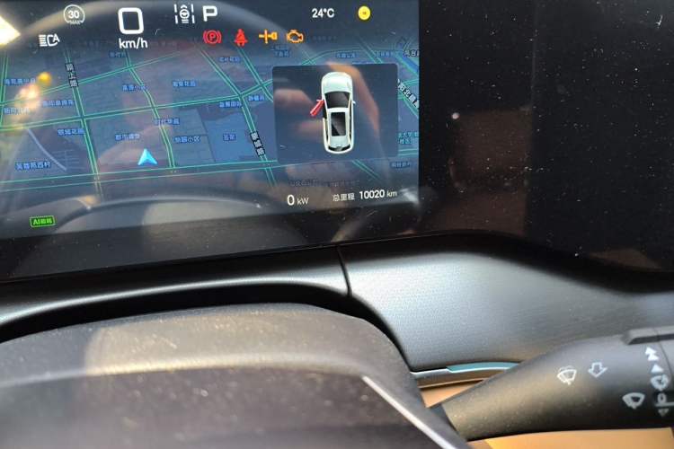 Used BYD Song L DM-i 2024 112 km Beyond Edition Odometer Close Up